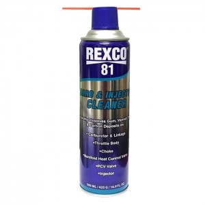 REXCO 81 CARB & INJECTOR CLEANER / PEMBERSIH KARBURATOR & INJEKTOR 500 ML/ 425 G/ 16.9 fl OZ